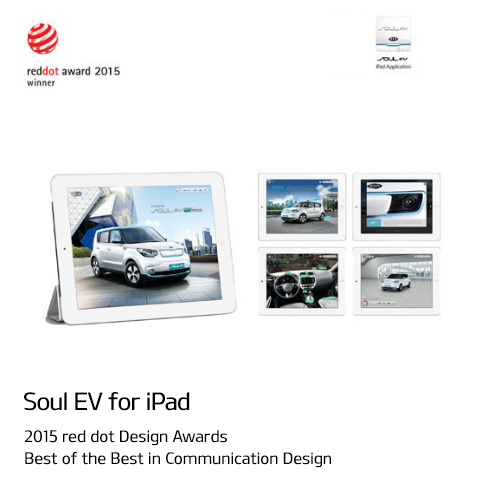 Soul EV for iPad - 2015 red dot Design Awards Best of the Best in Communication Design
