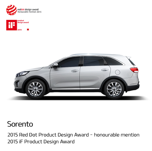 Sorento - 2015 Red Dot Product Design Award _ honourable mention 2015 iF Product Design Award